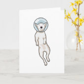 ブルテリア・スペース カード (黄色い花)