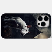 ブルテリア ハロウィーン スケアリー Case-Mate iPhoneケース (裏面 (横))