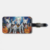 ブルテリア ハロウィーン スプーキー ラゲッジタグ (裏面横)