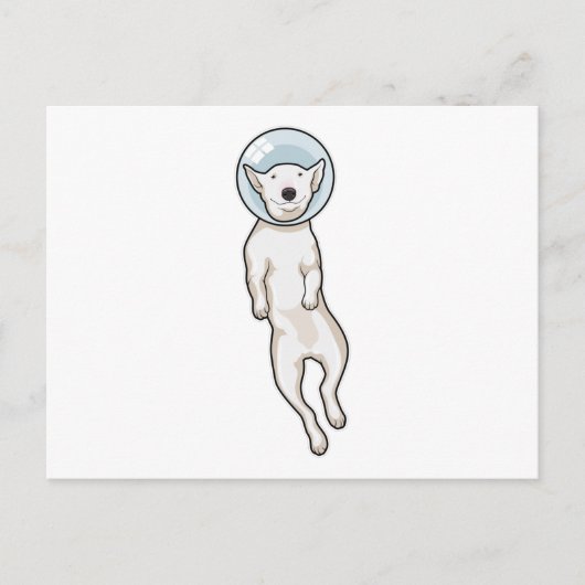 ブルテリア 宇宙 ポストカード (正面)