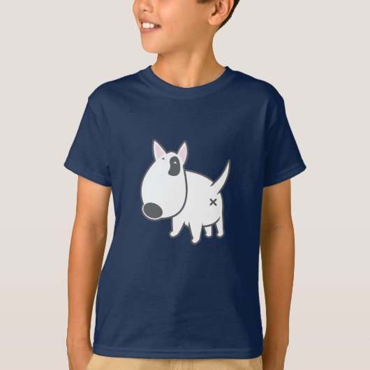 ブルテリア- bully_illu_bruno_3c tシャツ (正面)