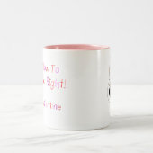 ブルテリアValentineMug ツートーンマグカップ (中央)
