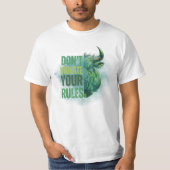 ブルデザイン | リマインダー | モチベーション Tシャツ (正面)