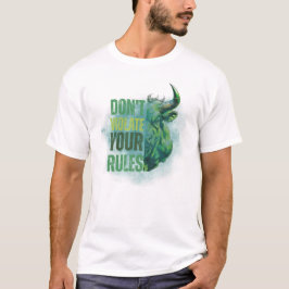 ブルデザイン | リマインダー | モチベーション Tシャツ