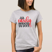 ブルドおもしろいッグに気を取られる Tシャツ (正面)