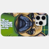 ブルドおもしろいフランスのッグ Case-Mate iPhoneケース (裏面 (横))