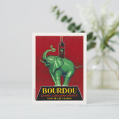 ブルドウグランドクインクイナアペリティフフランスヴィンテージポー ポストカード (スタンド正面)