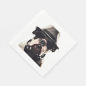 ブルドカッコいいッグ スタンダードランチョンナプキン (角)