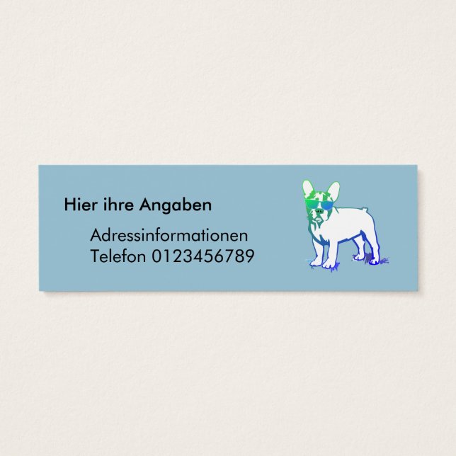 ブルドクールッグフランスのボーイ (裏面)