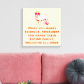 ブルドクールッグフランスのボーイ キャンバスプリント (インサイチュ (リビング))