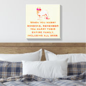 ブルドクールッグフランスのボーイ キャンバスプリント (インサイチュ (寝室))