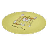 ブルドッおもしろいグフランスのフランス犬かわいい子供たち カッティングボード (角)