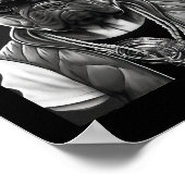 ブルドッおもしろいグフランスのラッパーヒップホップスター ポスター (角)