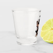 ブルドッおもしろいフランスのグプールカスタム ショットグラス (左)