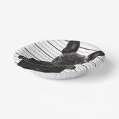 ブルドッグおもしろいの刑務所行き違いの悪犬の犯罪者 ペーパーボウル (傾斜あり)