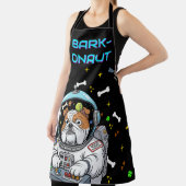 ブルドッグおもしろい「バルコナウ」ペット愛好家キッチンギフト エプロン (インサイチュ)