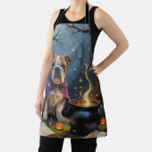 ブルドッグお洒落ハロウィン絵を描ズ エプロン (インサイチュ)