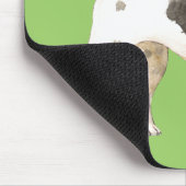 ブルドッグが大好フランスのき マウスパッド (コーナー)