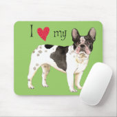 ブルドッグが大好フランスのき マウスパッド (マウス)