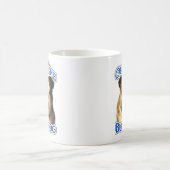 ブルドッグに従う コーヒーマグカップ (中央)