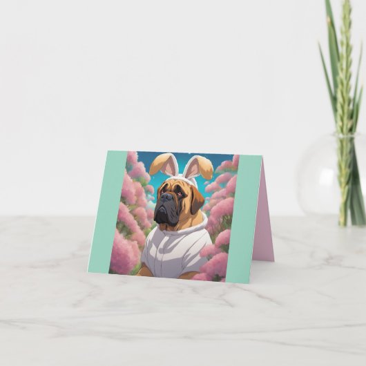 ブルドッグのイースター シーズンカード (正面)