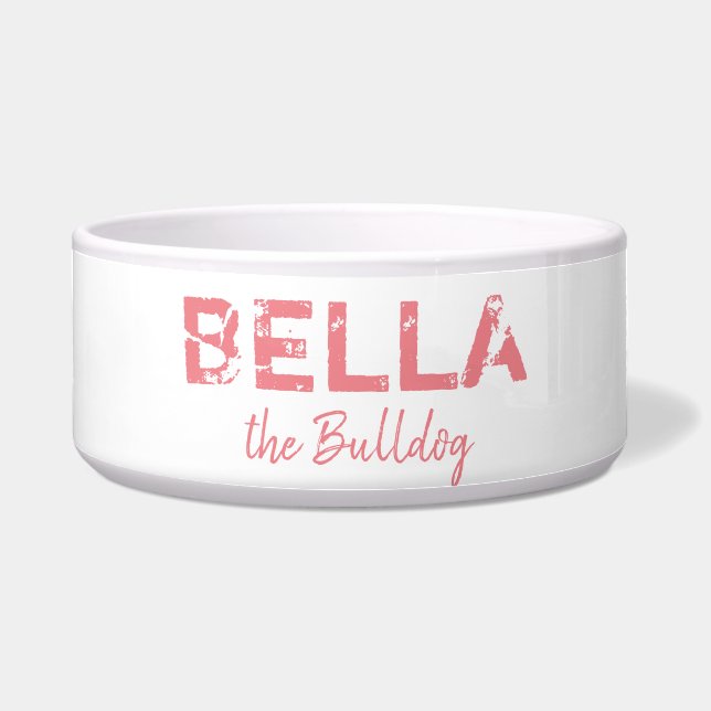 ブルドッグのカスタムボール ボウル (正面)