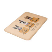 ブルドッグのカボチャをトリックフランスのまたは治療する バスマット (アングル)