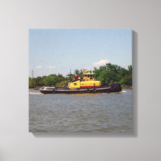 ブルドッグのキャンバス印刷 キャンバスプリント (正面)