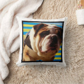 ブルドッグのクッション クッション (ブランケット)