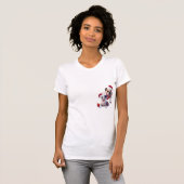 ブルドッグのクリスマスのNightshirt Tシャツ (正面フル)