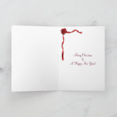 ブルドッグのクリスマスカード シーズンカード (内部)