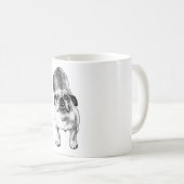 ブルドッグのスターライトゲイズ コーヒーマグカップ (正面右)