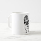 ブルドッグのスターライトゲイズ コーヒーマグカップ (正面左)