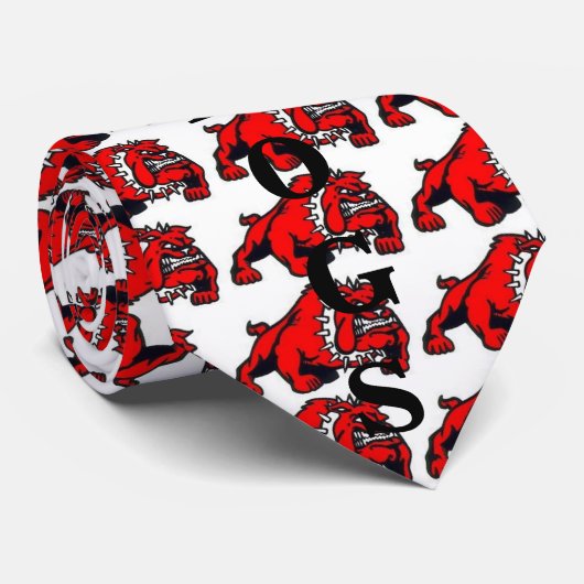 ブルドッグのタイ ネクタイ (ロール)