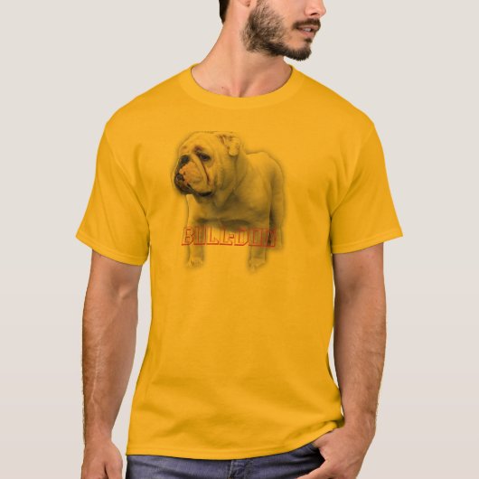 ブルドッグのブルドッグ Tシャツ (正面)