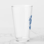 ブルドッグのヘルメットアイコン タンブラーグラス (右)