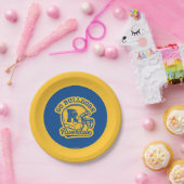 ブルドッグのヘルメットアイコン ペーパープレート (パーティー)