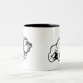 ブルドッグのマグ ツートーンマグカップ (中央)