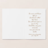 ブルドッグの喪失に対する哀悼の意フランスの見 箔カード (内部)