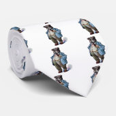 ブルドッグの喫煙管 ネクタイ (ロール)