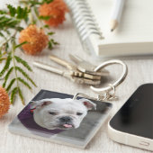 ブルドッグの嘲笑 キーホルダー (正面右)