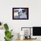 ブルドッグの子犬のポスター ポスター (ホームオフィス)
