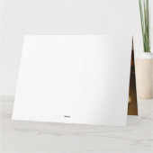 ブルドッグの子犬 オータム デライト パンプキン カード (裏面)