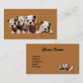 ブルドッグの恋人の名刺 名刺 (正面/裏面)