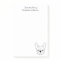 ブルドッグの机からのフランス語モノフランスのグラム 