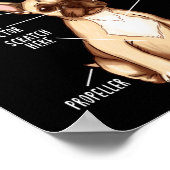 ブルドッグの母のフランスのパパのフランス解剖学 ポスター (角)