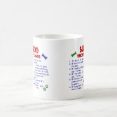 ブルドッグの特性の法律2 コーヒーマグカップ (中央)