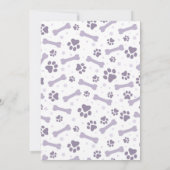 ブルドッグの犬の里親募集、ガッチャデー カード (裏面)