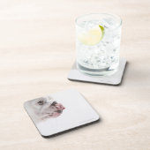 ブルドッグの舐めること コースター (右側)