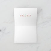 ブルドッグの誕生日カード カード (内部)